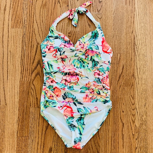Merona Other - Flamingo Swimsuit